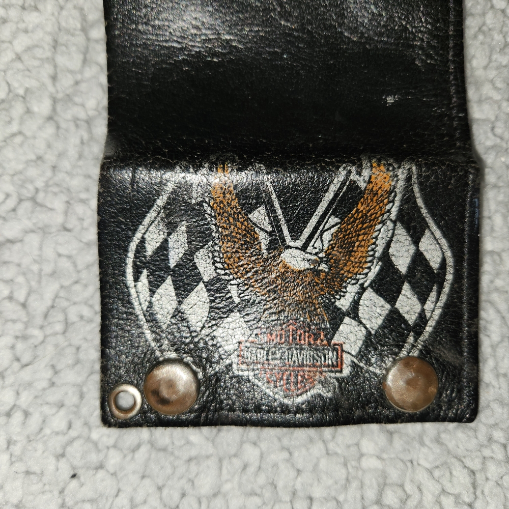 Harley-Davidson Black Leather Wallet